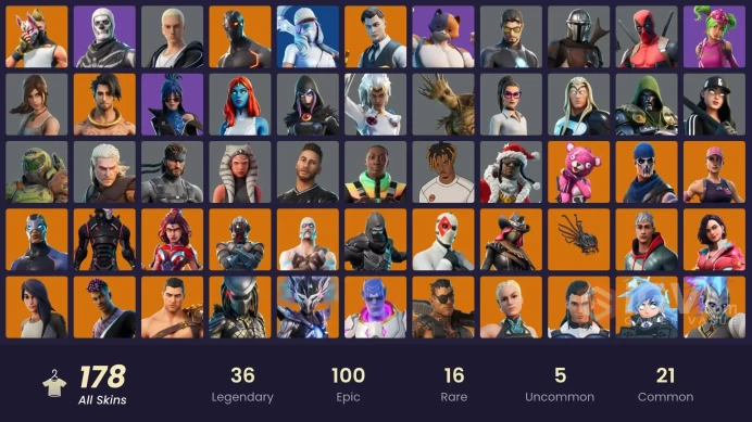 FA - [XBOX/SWITCH/PC] 178 skins | OG STW | Omega (stage 5) | Gold Midas | Subzero Cryptic | Rogue Agent