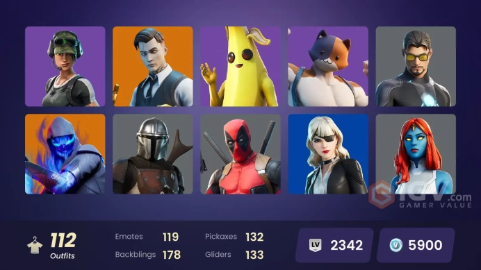 PC,PSN,XBOX 111 SKINS FA - TRAILBLAZER - GOKU,ULTIMA KNIGHT,BEERUS,CHAMPION SPARKPLUG,STORM,GERALT,PARADOX,DOOM,WOLVERINE,FIREWALKER RK547