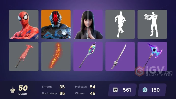 PC,PSN,XBOX 50 SKINS FA - SPIDER-MAN,ALAN WAKE,SPIDER MAN NOIR,JOHNNY SILVERHAND,RICK GRIMES,AANG RK529