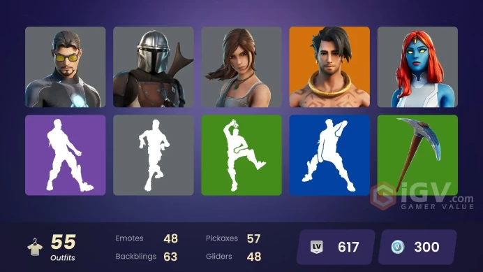 PC,PSN,XBOX 55 SKINS FA - GALAXY SCOUT - PREDATOR - BATMAN,VENOM,XENOMORPH,CAP,DEATHSTROKE,LARA CROFT,MASTER CHIEF,FLASH RK530