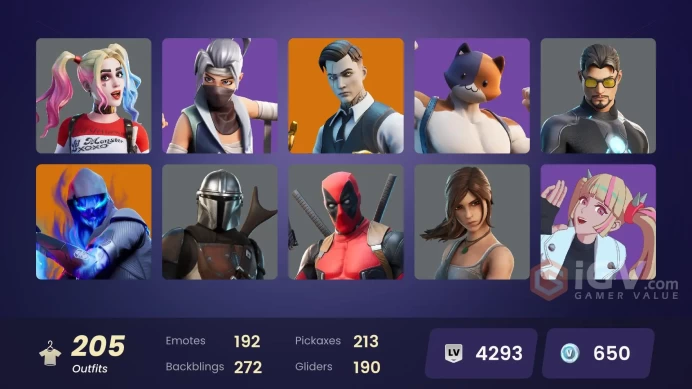 PC/PSN/XBOX | 205 skins | EMAIL CHANGEABLE | Gold TNTina | Gold Midas | Cloud Striker | Sultura | Tart Tycoon | Vivi Chroma | 650 VB