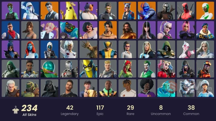 PC/PSN/XBOX | 234 skins | OG STW | EMAIL CHANGEABLE | Gold Midas | Point Patroller | Fixer | Subzero Cryptic | Tart Tycoon | Keri Commander