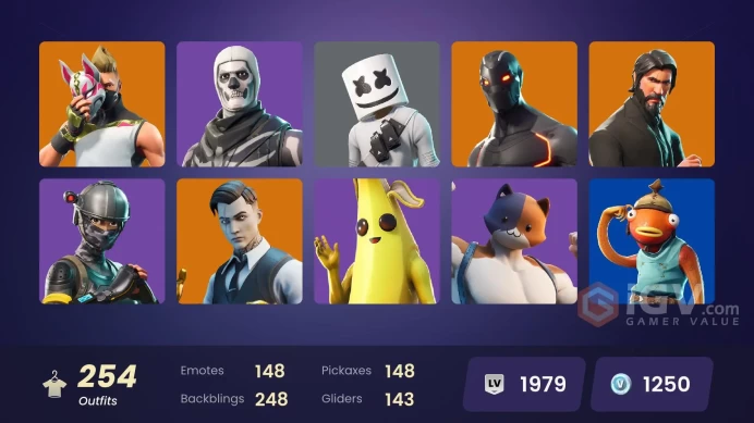 PC/PSN/XBOX | 254 skins | OG STW | EMAIL CHANGEABLE | Take The L | The Reaper | Elite Agent | Blue Team Leader | Fishstick | Rogue Agent