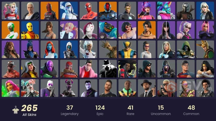 PC/PSN/XBOX | 265 skins | EMAIL CHANGEABLE | FNCS Renegade | Subzero Cryptic | Cloud Striker | Major Glory | Fixer | Sultura | The Imagined