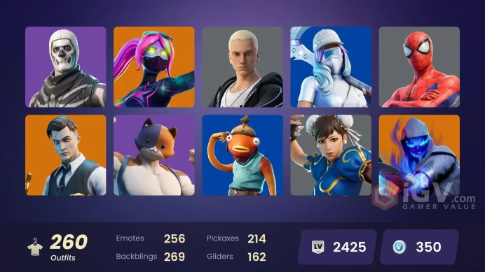 PC/PSN/XBOX | 260 skins | EMAIL CHANGEABLE | OG STW | Gold Midas | Gold Meowscles | Gold Brutus | Lina Scorch | Pitch Patroller | Cloud Striker