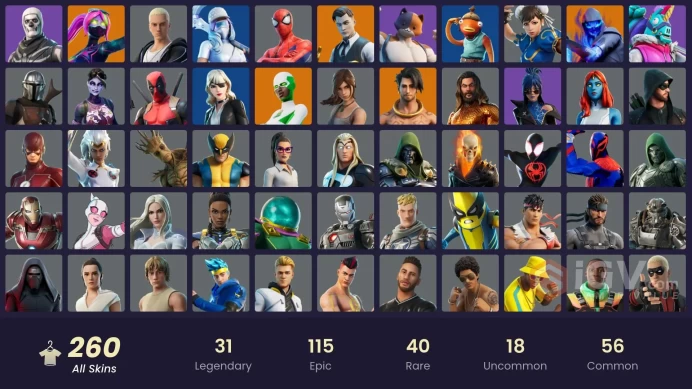 PC/PSN/XBOX | 260 skins | EMAIL CHANGEABLE | OG STW | Gold Midas | Gold Meowscles | Gold Brutus | Lina Scorch | Pitch Patroller | Cloud Striker