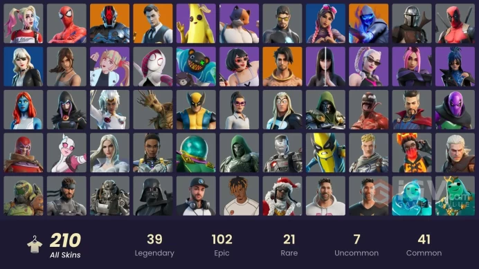 PC/PSN/XBOX | 210 skins | EMAIL CHANGEABLE | Gold Brutus | Gold Meowscles | Gold Midas | Tart Tycoon | NBA 75 Flex | Menace | Valeria | Mizuki