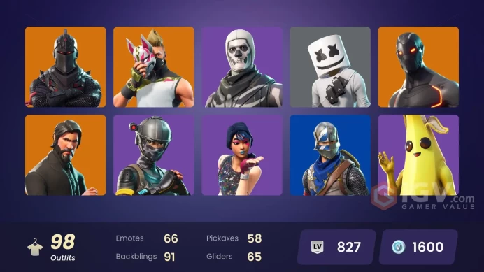 PC/XBOX 97 skins OG STW ·Black Knight / AC/DC / Sparkle Specialist . Floss . Take The LMak296