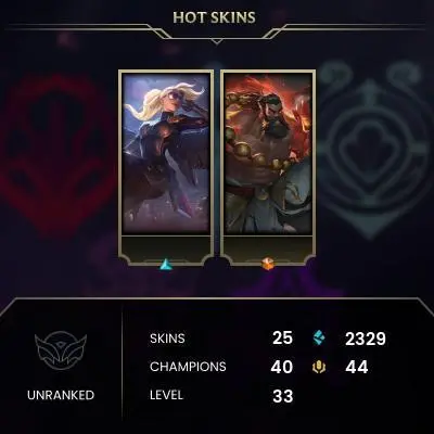 [EUW SERVER] Unranked Smurf Account ◈ UNRANKED ◈ lvl 30 + ◈ 10 Unranked Games ALREADY PLAYED ◈ NO EMAIL ACCESS ◈ EUROPE WEST ◈ 24/7