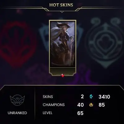 [EUW SERVER] Unranked Smurf Account ◈ UNRANKED ◈ lvl 30 + ◈ 10 Unranked Games ALREADY PLAYED ◈ NO EMAIL ACCESS ◈ EUROPE WEST ◈ 24/7