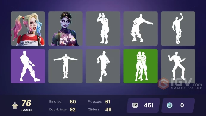[PC/PSN/XBOX]76 skins | Go Mufasa | Harley Quinn | Spider-Man (Miles Morales) | Jabba Switchway | Get GriddyZka1217