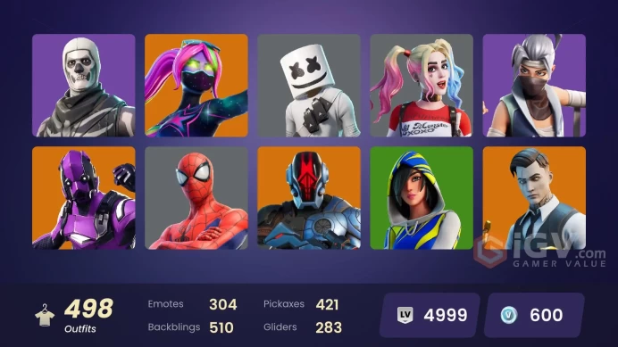[PC/PSN/XBOX/NIN] 499 skins | OG STW | Dark Vertex | Astro Jack | Merry mint axe | Gold Midas  | FNCS 3:1 Champion | Unchained Ramirez | 600 VB