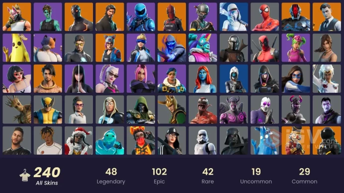 [PC/XBOX/NIN] 240 skins | OG STW | Honor Guard | The Reaper | Neo Versa | Elite Agent | Gold Midas | Cloud Striker | Royale Bomber  | 150 VB