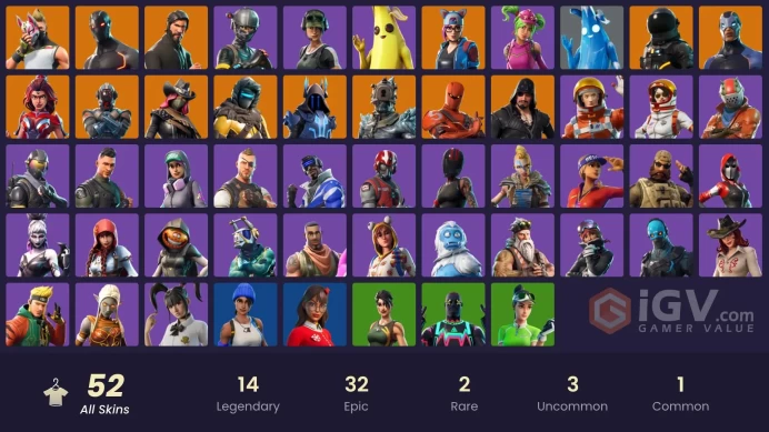 PC/PSN/Xbox/Nintendo 50 skins | The Reaper | Elite Agent | Blue Team Leader | Rogue Agent | Trailblazer | Blue Striker | The Visitor 