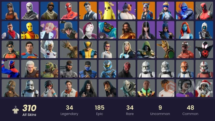 PC/PSN/XBOX | 301 skins | EMAIL CHANGEABLE | Renegade Raider | Aerial Assault Trooper | Neo Versa | Gold Brutus | Gold Meowscles | Gold Midas