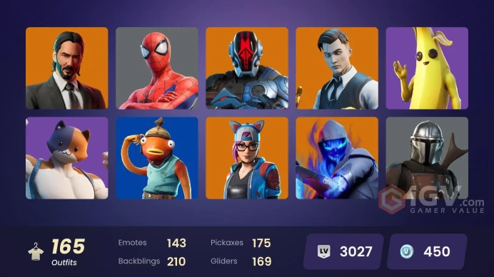 PC/PSN/XBOX | 165 skins | EMAIL CHANGEABLE | OG STW | Gold Brutus | Gold Meowscles | Gold Midas | Blue Striker | Prodigy | Carbon Commando