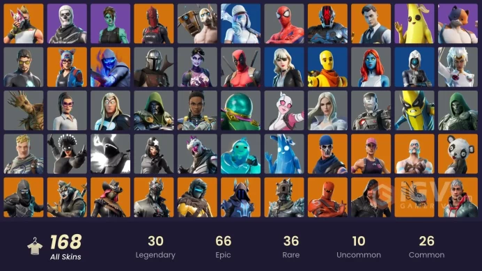 PC/PSN/XBOX | 168 skins | EMAIL CHANGEABLE | OG STW | Psycho Bandit | Gold Meowscles | Tart Tycoon | Sentinel | Gear Specialist Maya | 550 VB