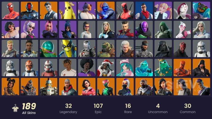 PC/PSN/XBOX | 189 skins | EMAIL CHANGEABLE | Blue Team Leader | Gold Midas | Cloud Striker | Point Patroller | Fixer | Prodigy | 2400 VB