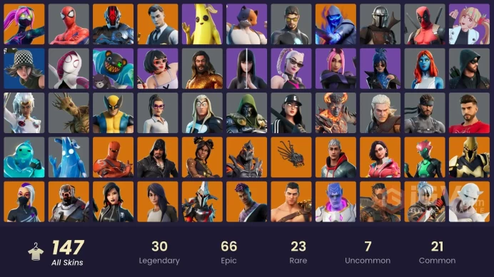 PC/PSN/XBOX | 147 skins | EMAIL CHANGEABLE | Gold Midas | Gold Brutus | Tart Tycoon | Trilogy | Snap | Singularity | Luxe | Kymera | Sorana