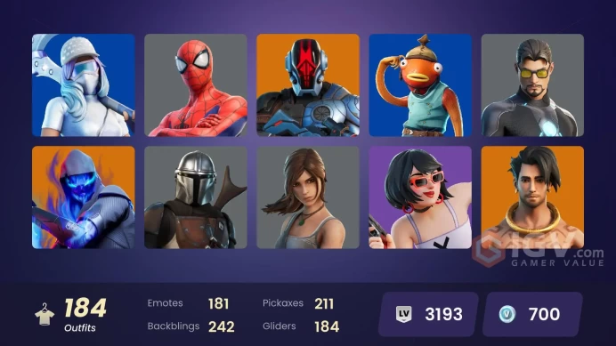 PC/PSN/XBOX | 184 skins | EMAIL CHANGEABLE | Sultura | Trilogy | Cloud Striker | Vivi Chroma | Sentinel | Vendetta | Malik | Spire Assassin