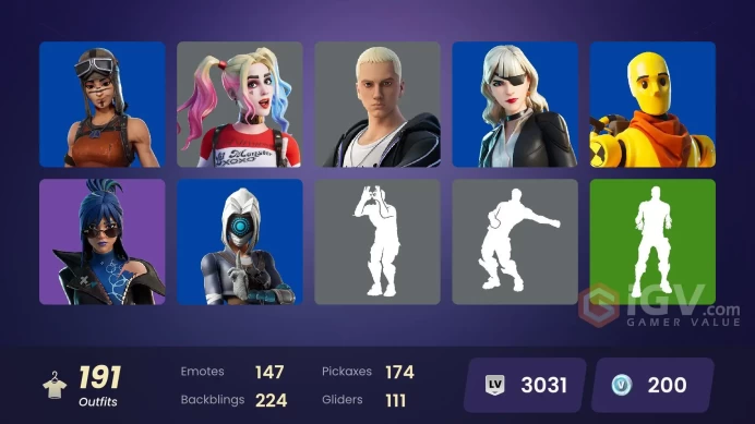 PC/PSN/XBOX | 191 skins | EMAIL CHANGEABLE | Renegade Raider | Sultura | Subzero Cryptic | Vivi Chroma | Lina Scorch | Peter Griffin | Valeria