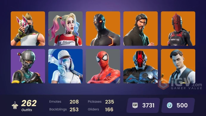 PC/PSN/XBOX | 262 skins | EMAIL CHANGEABLE | OG STW | The Reaper | Elite Agent | Blue Team Leader | Gold Midas | Gold TNTina | Gold Meowscles