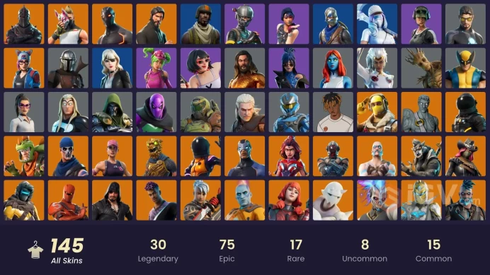 PSN/XBOX|DOUBLE OG|145Skins| M Changeable|OG Aerial Assault Trooper, OG Raiders, Black Knight, FNCS AXE. Fresh, 