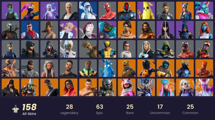 [PC/PSN/XBOX/NIN] 158 skins | Galaxy | IKONIK | Merry mint axe | Leviathan axe | Point Patroller | Recon Champion | Sultura | Trilogy  | 350 VB