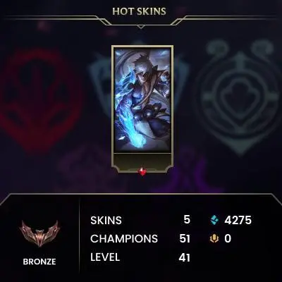 [EUW] - Bronze IV / Fresh / Changeable Mail | Instant Delivery | Lifetime Warranty | 100% Handmade & Secure | 24/7 Support