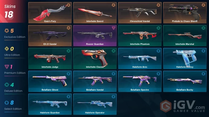 Eu West | Diamond | Gaia Knife, Ex.o Vandal, Chronovoid Vandal  Changeable Mail | Instant Delivery | Lifetime Warranty | 100% Secure | 24/7 