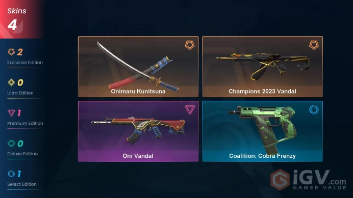 Eu West | Bronze | Oni Blade, Oni Vandal, Champions 25 Vandal | Changeable Mail | Instant Delivery | Lifetime Warranty | 100% Secure | 24/7