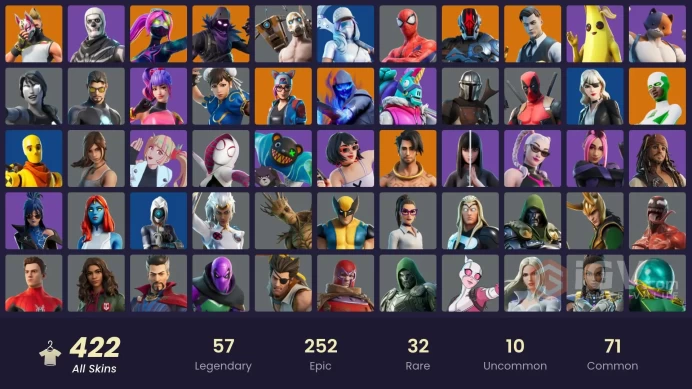 [ALL PLATFORMS]-417 skins-418 pickaxes-349 emotes-UK REGION-FULL ACCESS-