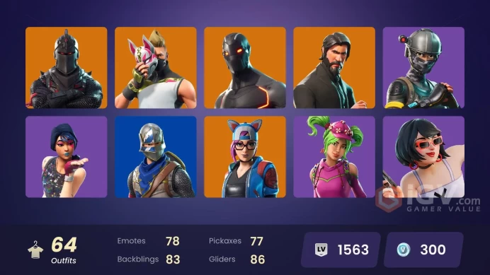 FA - [PSN/XBOX/SWITCH/PC] 65 skins | Black Knight | Sparkle Specialist | The Reaper | Blue Squire | Royale Knight | Elite Agent | Fade | Snap