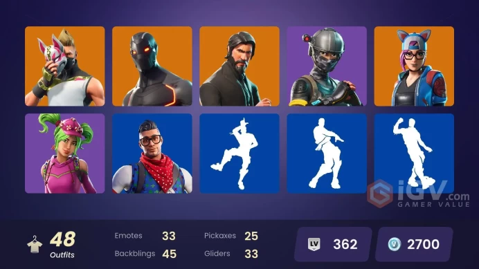 FA - [PSN/XBOX/SWITCH/PC] 48 skins | OG STW | The Reaper | Elite Agent | Omega (stage 5) | Prodigy | Rogue Agent | Hybrid | Drift