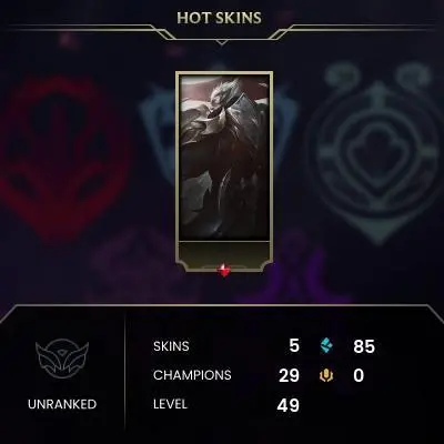 [EUW SERVER] Unranked Smurf Account ◈ UNRANKED ◈ lvl 30 + ◈10 Unranked Games NOT PLAYED ◈ FULL ACCESS ◈ EUROPE WEST ◈ 24/7 Live service
