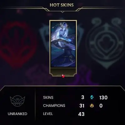 [EUW SERVER] Unranked Smurf Account ◈ UNRANKED ◈ lvl 30 + ◈10 Unranked Games NOT PLAYED ◈ FULL ACCESS ◈ EUROPE WEST ◈ 24/7 Live service