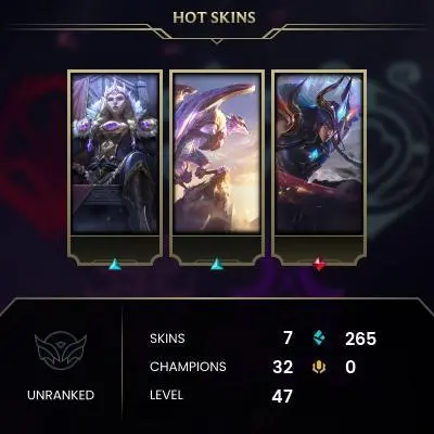 [EUW SERVER] Unranked Smurf Account ◈ UNRANKED ◈ lvl 30 + ◈10 Unranked Games NOT PLAYED ◈ FULL ACCESS ◈ EUROPE WEST ◈ 24/7 Live service