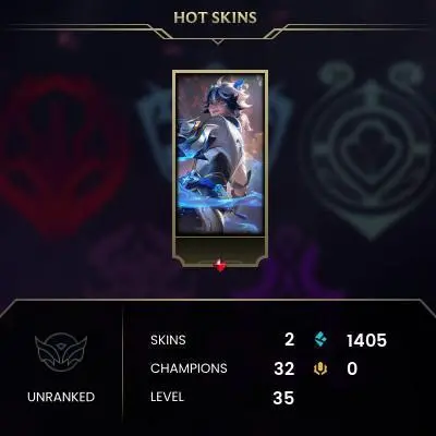 [EUW SERVER] Unranked Smurf Account ◈ UNRANKED ◈ lvl 30 + ◈10 Unranked Games NOT PLAYED ◈ FULL ACCESS ◈ EUROPE WEST ◈ 24/7 Live service