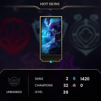 [EUW SERVER] Unranked Smurf Account ◈ UNRANKED ◈ lvl 30 + ◈10 Unranked Games NOT PLAYED ◈ FULL ACCESS ◈ EUROPE WEST ◈ 24/7 Live service