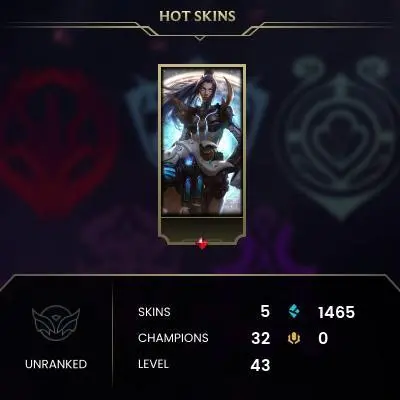 [EUW SERVER] Unranked Smurf Account ◈ UNRANKED ◈ lvl 30 + ◈10 Unranked Games NOT PLAYED ◈ FULL ACCESS ◈ EUROPE WEST ◈ 24/7 Live service