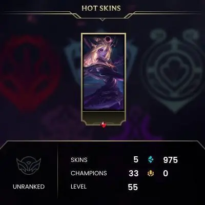 [EUW SERVER] Unranked Smurf Account ◈ UNRANKED ◈ lvl 30 + ◈10 Unranked Games NOT PLAYED ◈ FULL ACCESS ◈ EUROPE WEST ◈ 24/7 Live service