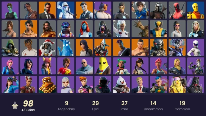FA - [PSN/XBOX/SWITCH/PC] 99 skins | Travis Scott | Astro Jack | Gold Midas | Gold Brutus | Fixer | Point Patroller | Vivi Chroma | Trilogy