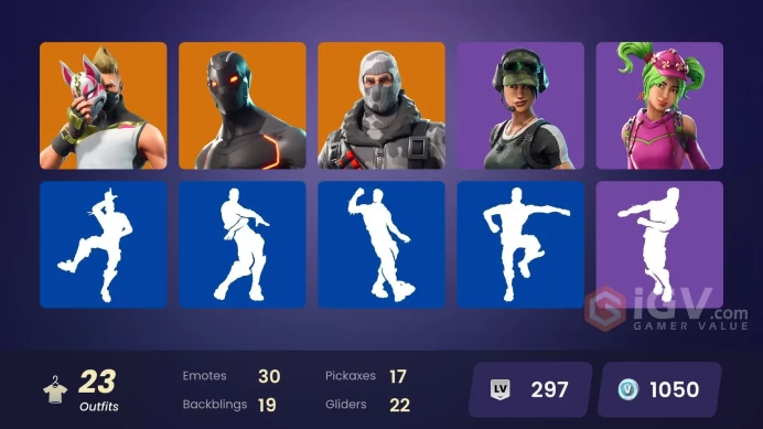 FA - [PSN/XBOX/SWITCH/PC] 24 skins | Trailblazer | Sub Commander | Havoc | Hybrid | Drift | Dark Voyager | Valor | Omega | Calamity | Blackheart