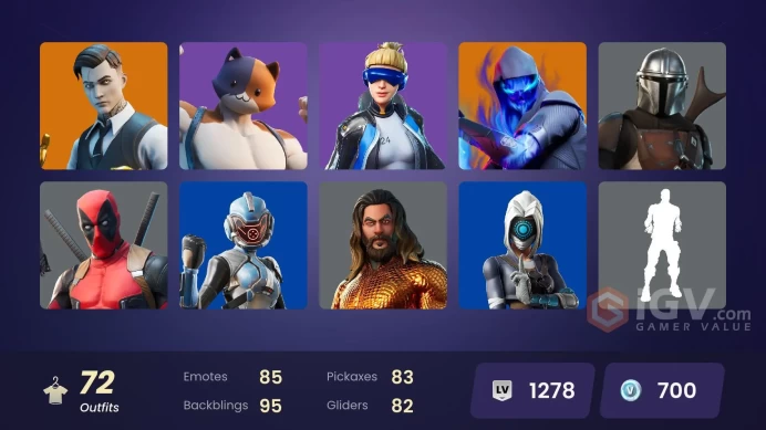 [ALL PLATFORMS]-72 Skins-The Paradigm OG-Neo Versa-Smoke Dragon-Brutus-Midas-Candy Axe-FULL ACCESS-