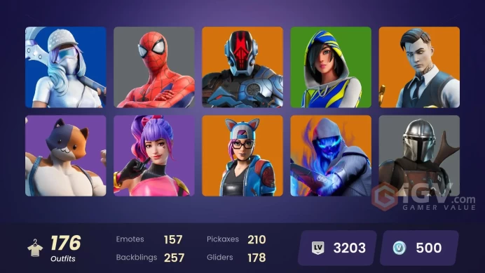 [PC/PSN/XBOX/NIN] 176 skins | FNCS 3:1 Champion | Polo Prodigy | Xander | Explorer Emilie | Kata Captain | Midas | Twyn| Spire Assassin | 300 VB