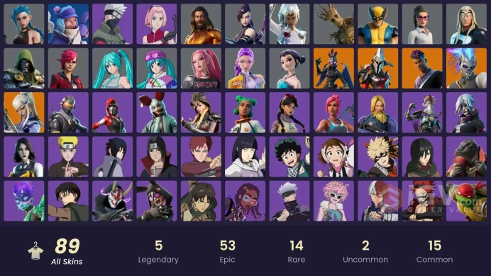 [ALL PLATFORMS]-89 Skin-Arcane Jinx-Games Guard-Sakura Haruno-Games Manager-Games Manager-Arcane Vi-FULL ACCESS-
