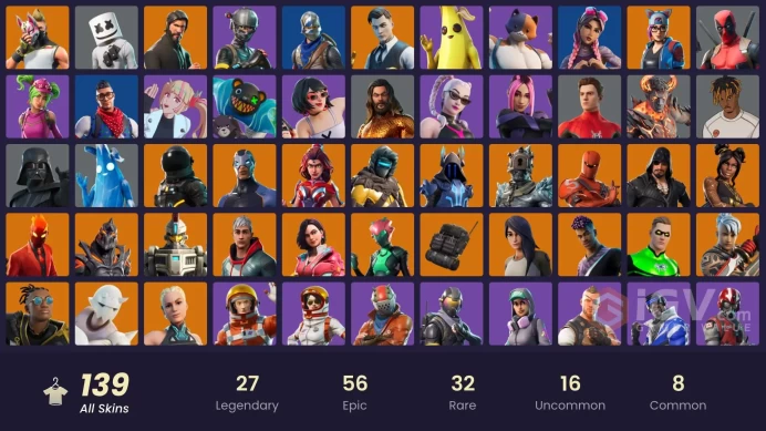 FA - [PSN/XBOX/SWITCH/PC] 140 skins | The Reaper | Blue Squire | Royale Knight | Elite Agent | Gold Midas | Gold Brutus | Blue Striker | Trilogy