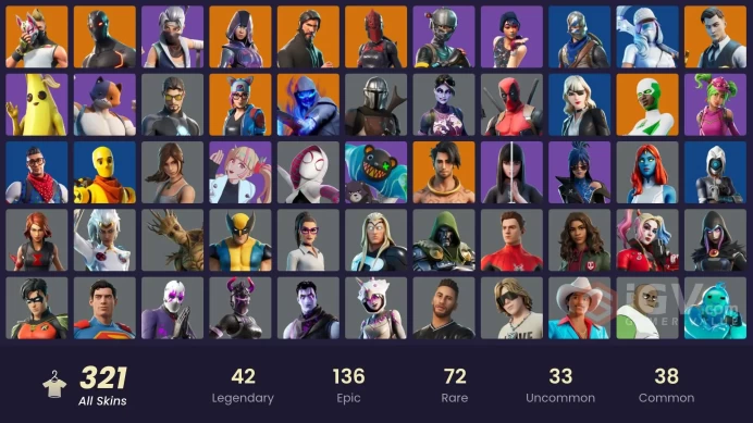 [PC/PSN/XBOX/NIN] 321 skins | OG STW | Sparkle Specialist | The Reaper | Glow | Blue Squire | Royale Knight | Leviathan axe |Gold Midas | 950 VB