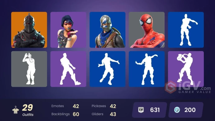 [PC] 29 skins | OG STW | Black Knight | Sparkle Specialist | Blue Squire | Royale Knight | Son Goku | Ronin | Crackshot | Raptor | 200 VB