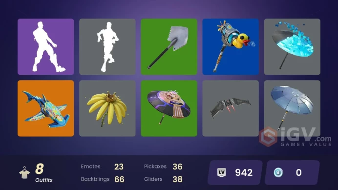 [PC/PSN/XBOX] 8 skins | Dupli-Kate | Recon Raptor | Blitz Knight | Hairpin | Jackie | Vanguard Zadie | Par Patroller | Birdie | Piñata Brian